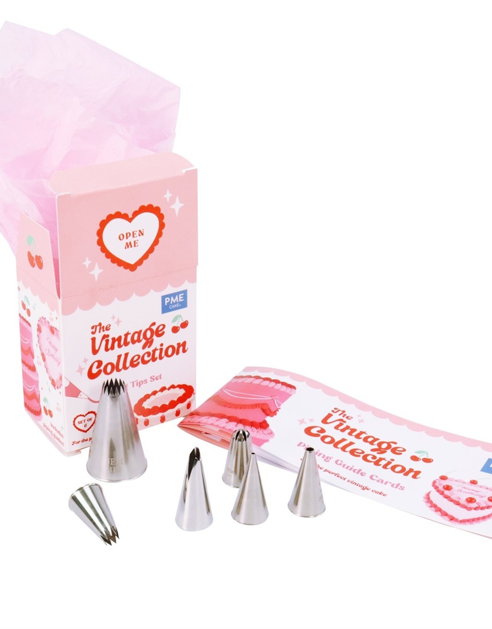 PME PME vintage Spuitmondjes Set/6