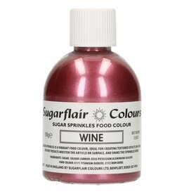 Sugarflair Gekleurde Suiker Wijnrood 100g