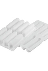 Silikomart Silikomart Siliconen Vorm Eclair (8) 13,5x2,8cm + Uitsteker