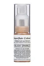 Sugarflair Sugarflair Pump Spray Powder Puff Dust  - Blush Sparkle - 10g
