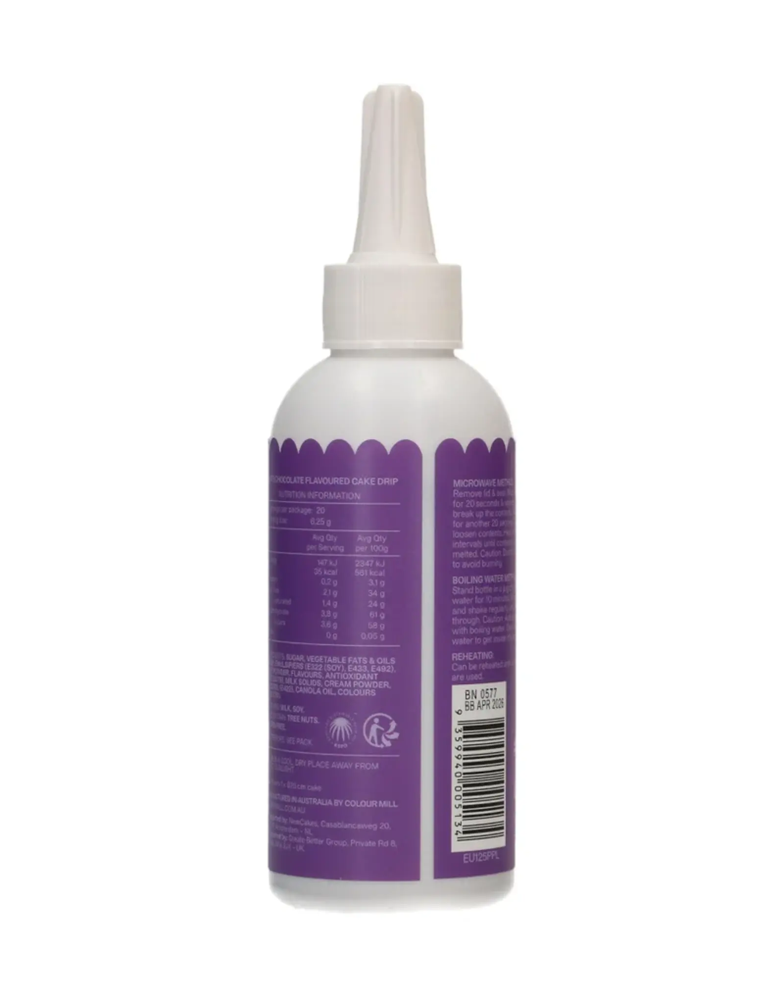 Colour Mill Colour Mill  Choco Drip 125g - Purple