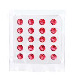 BNC Eetbare Jelly Diamonds Red pk/20