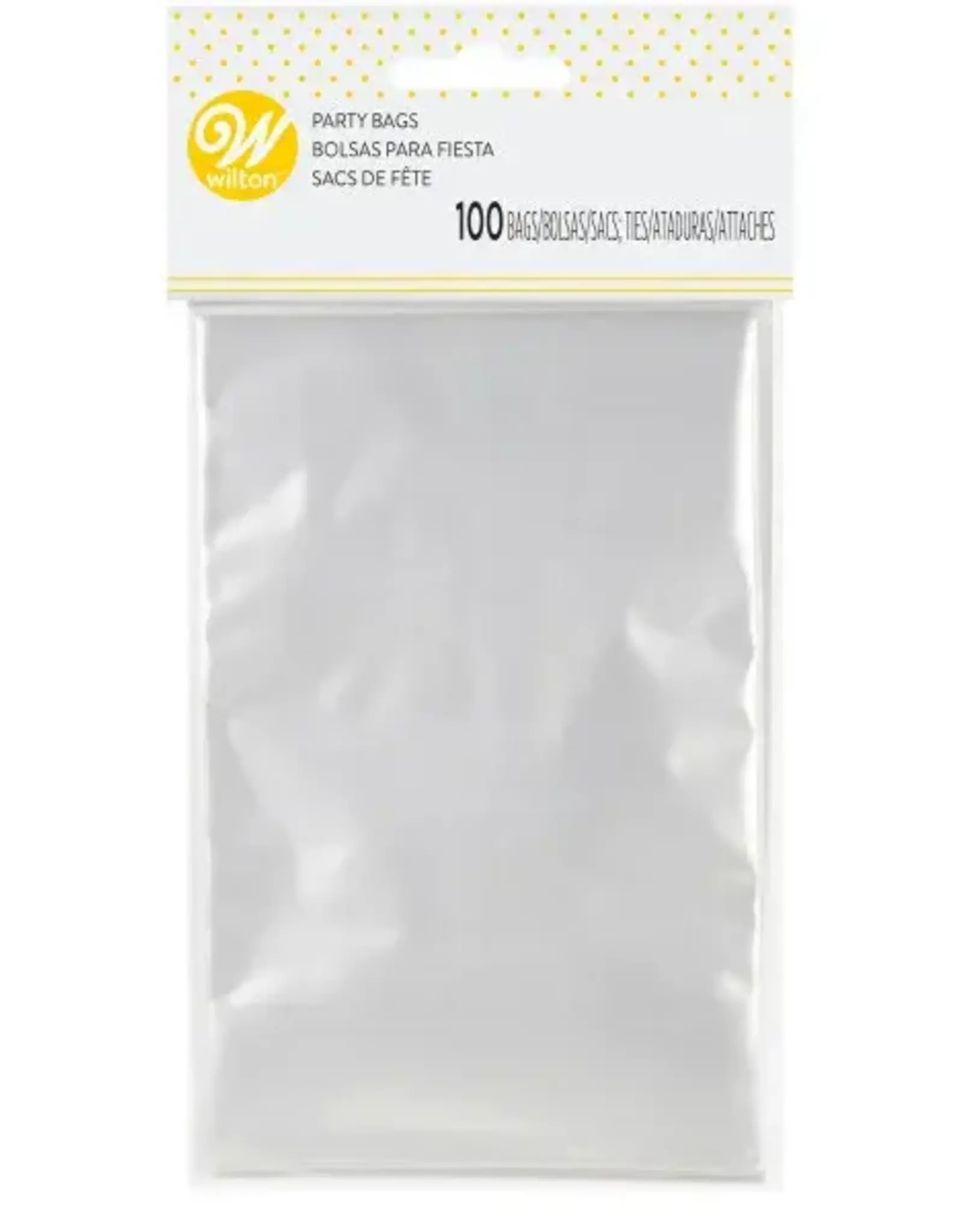 Wilton Wilton Traktatiezakjes Doorzichtig Mini pk/100