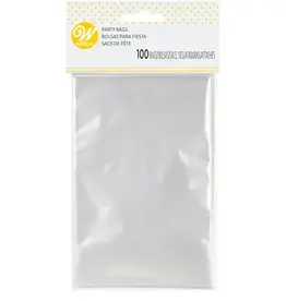 Wilton Wilton Traktatiezakjes Doorzichtig Mini pk/100