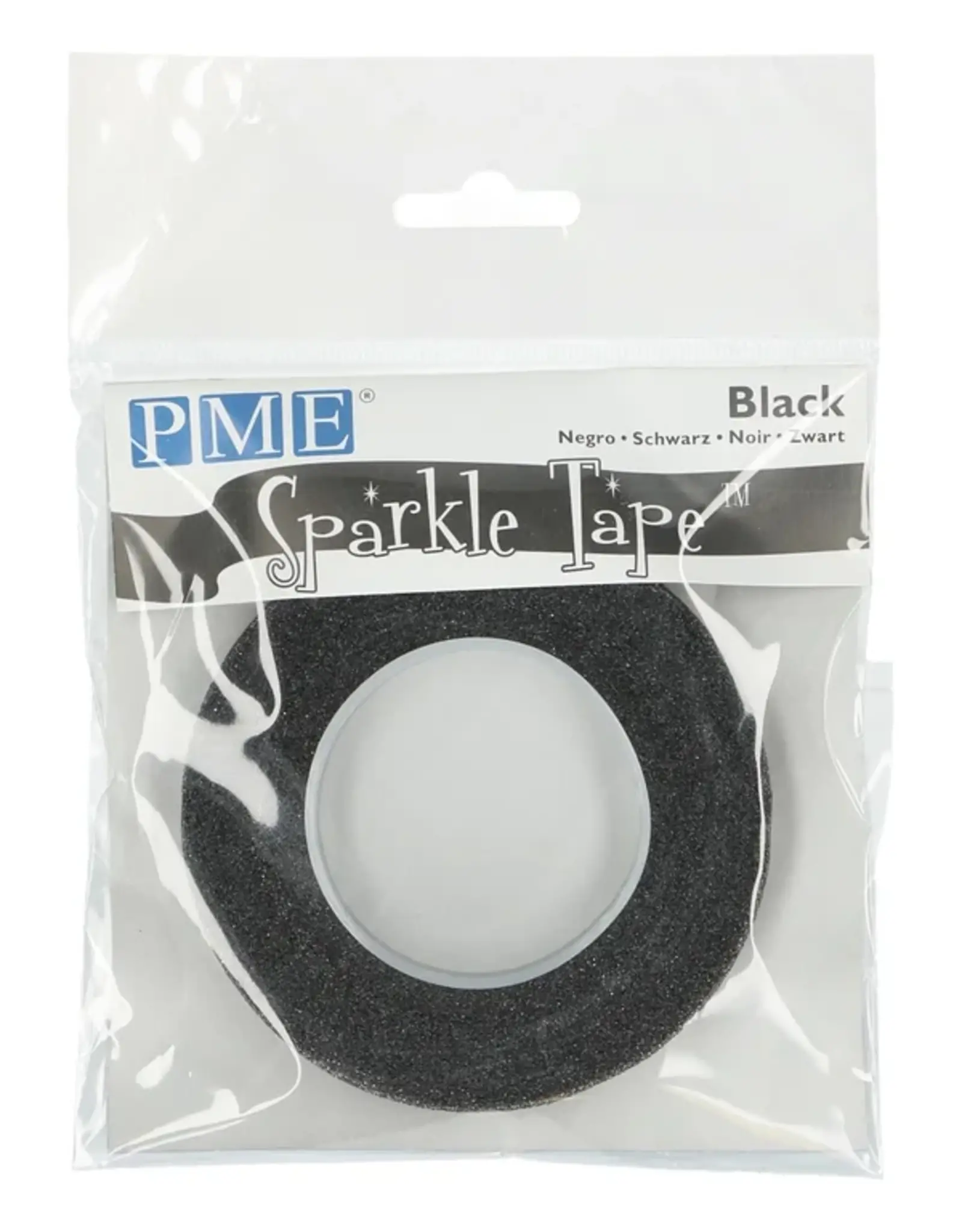PME PME Floral Tape Black with Silver Sparkle
