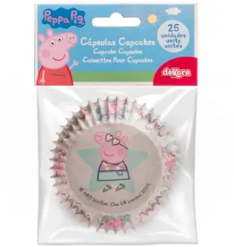 Dekora Dekora Peppa Pig Baking Cups pk/25