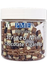 PME PME Belgische Chocolade Gestreepte Mini Cigarellos 100g