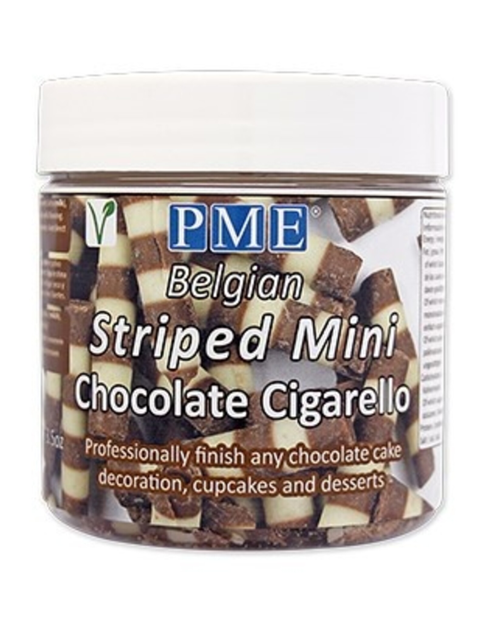 PME PME Belgische Chocolade Gestreepte Mini Cigarellos 100g