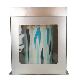 FunCakes Extra Hoge Doos 30,4 x 30,4 x 34,5 cm - Zilver