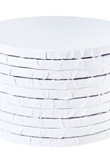 PME PME Cake Drum Rond Wit (10" / 25cm) Set/10 stuks
