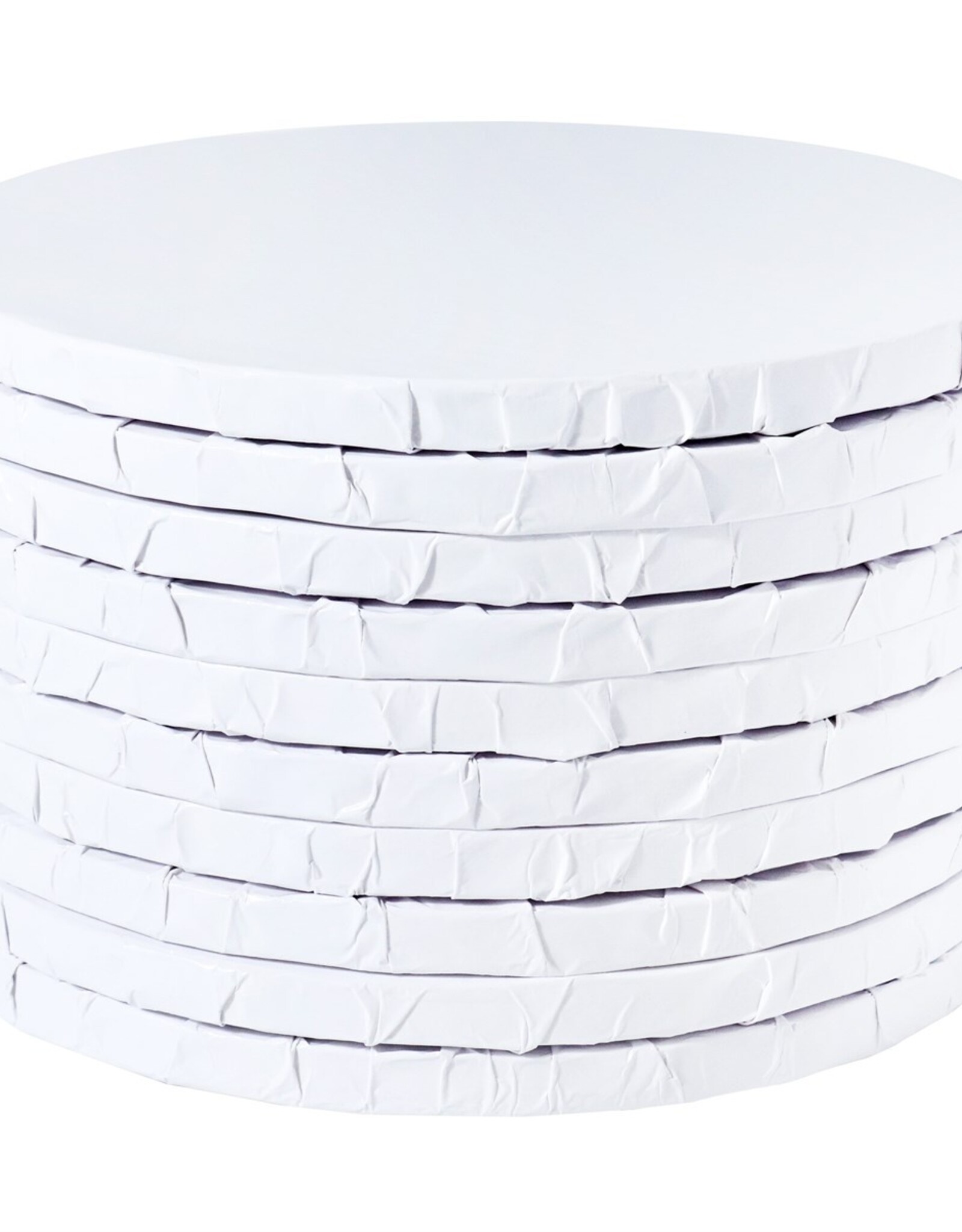 PME PME Cake Drum Rond Wit (8" / 20cm) Set/10 stuks