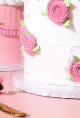 PME PME Cake Drum Rond Wit (8" / 20cm) Set/10 stuks