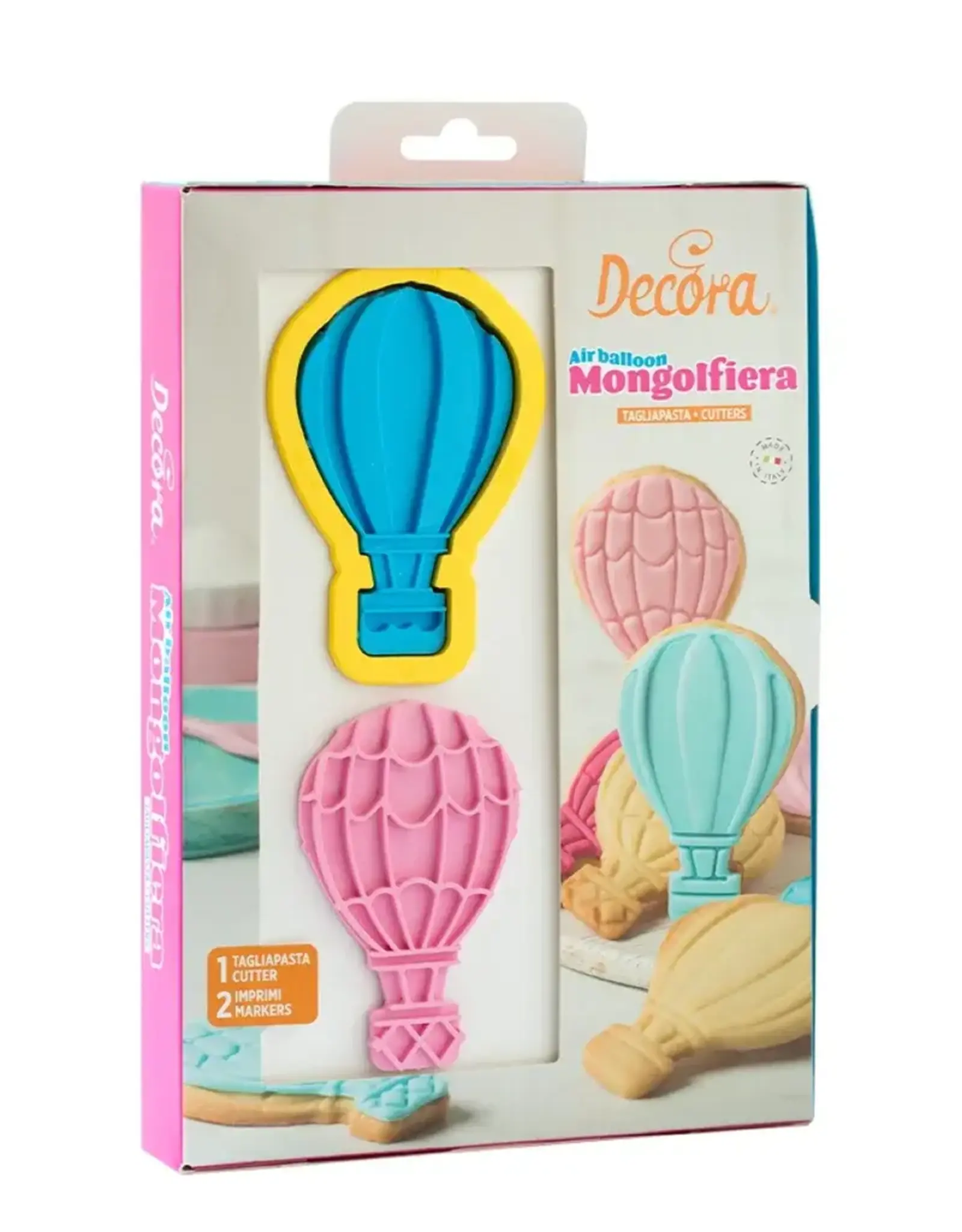 Decora Decora Uitsteker en Stempel Luchtballon Set/3