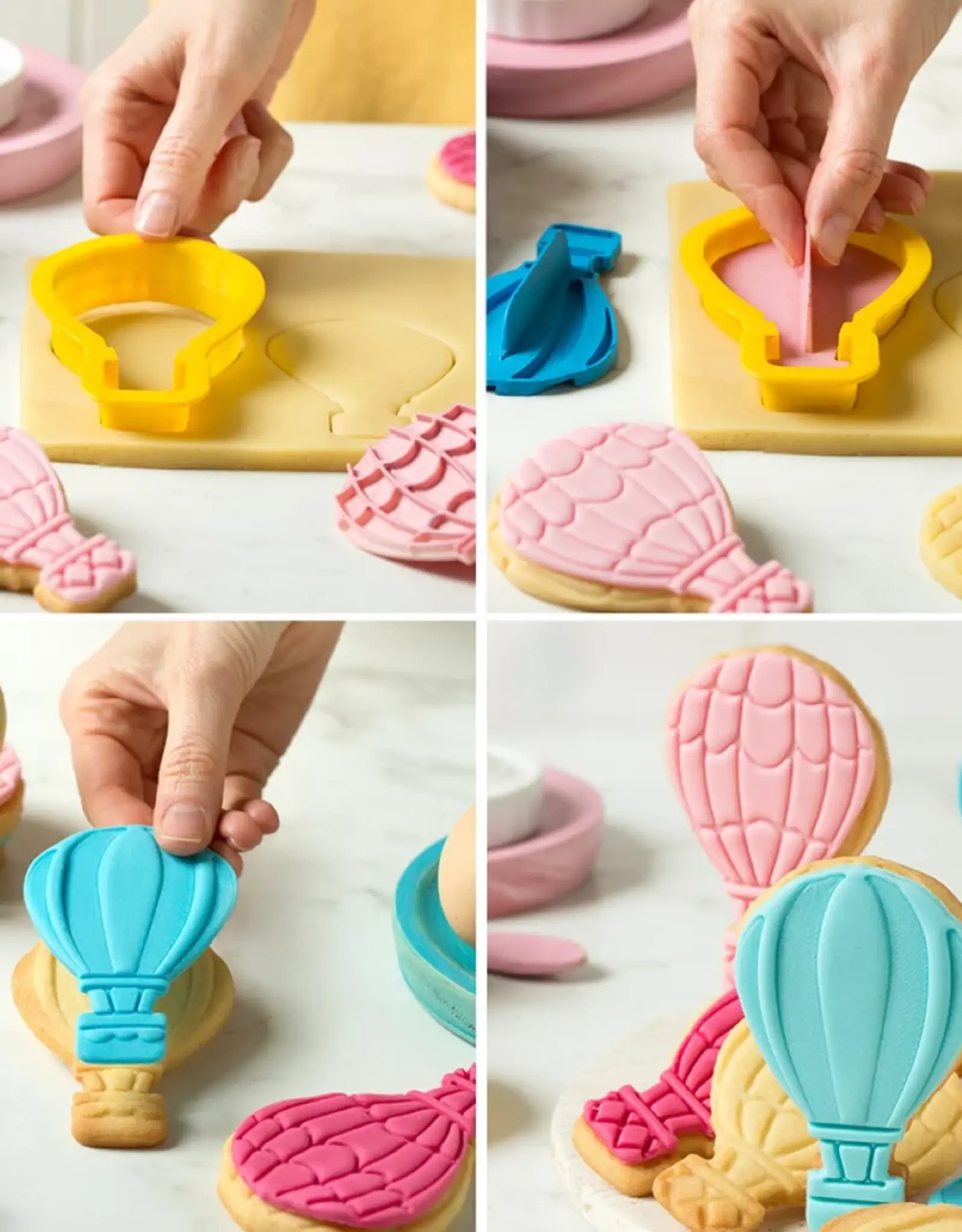 Decora Decora Uitsteker en Stempel Luchtballon Set/3