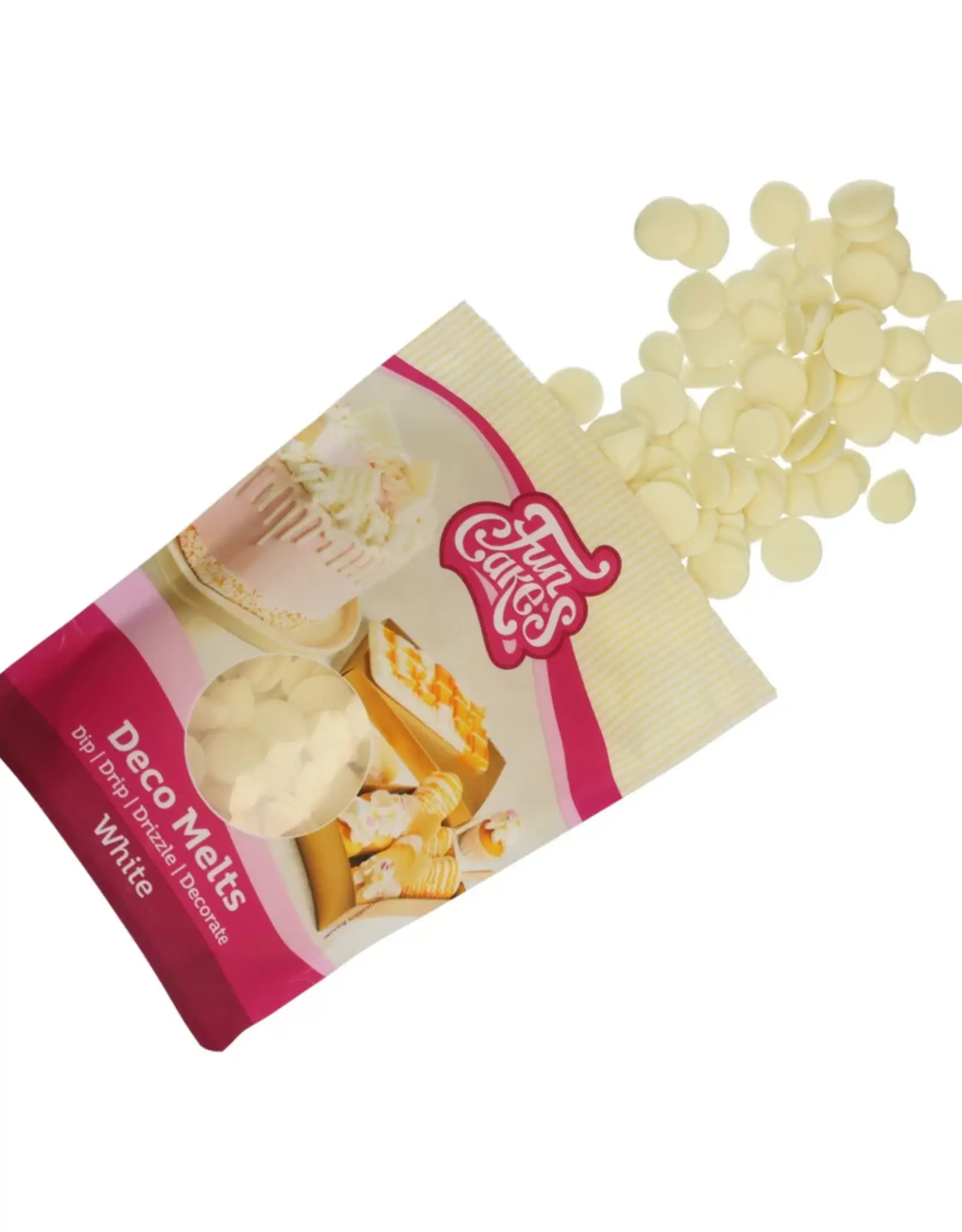 FunCakes FunCakes Deco Melts -Wit- 250g