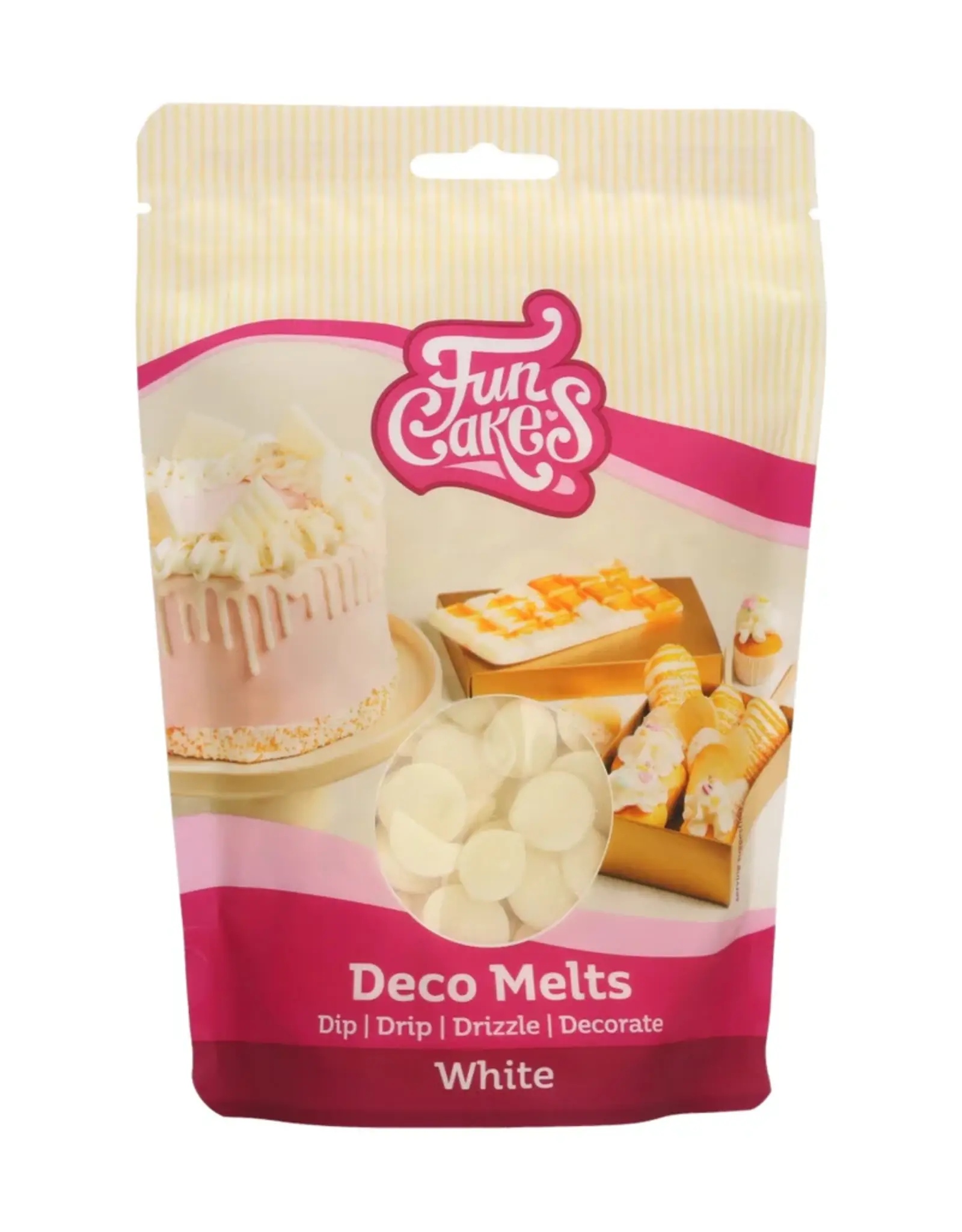 FunCakes FunCakes Deco Melts -Wit- 250g
