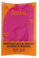 Decora Decora Plastic Schrapers Mangenta pk/2