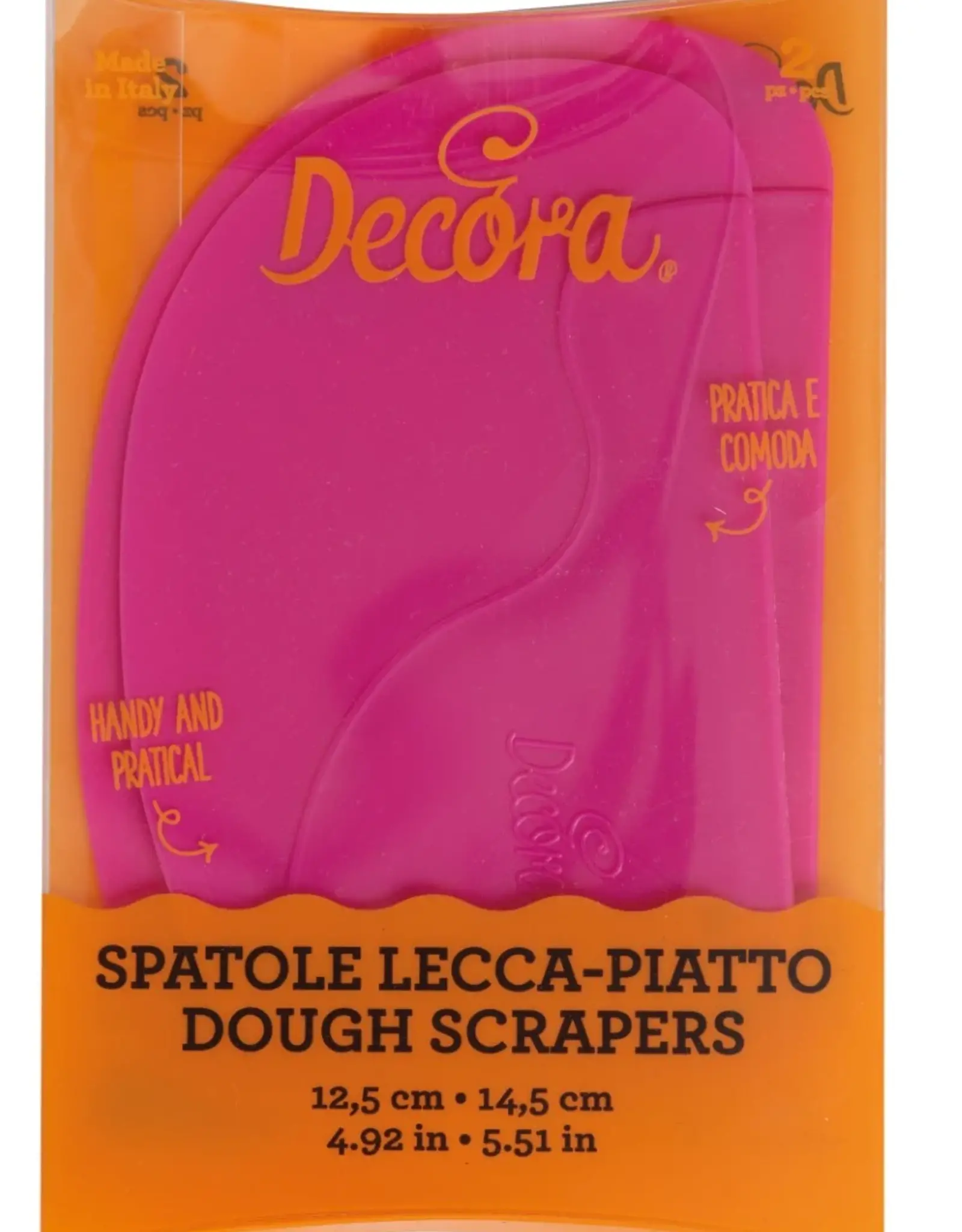 Decora Decora Plastic Schrapers Mangenta pk/2