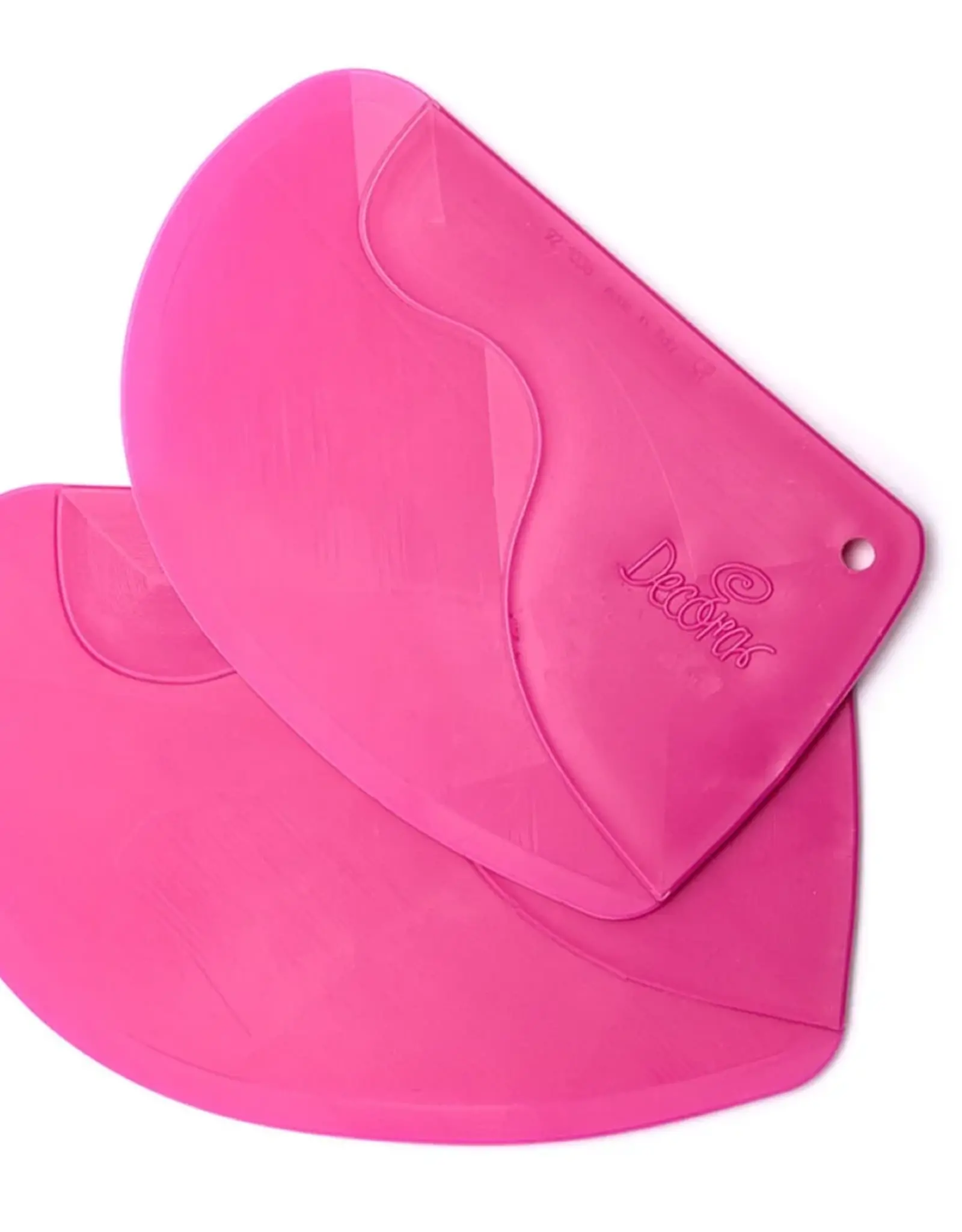 Decora Decora Plastic Schrapers Mangenta pk/2