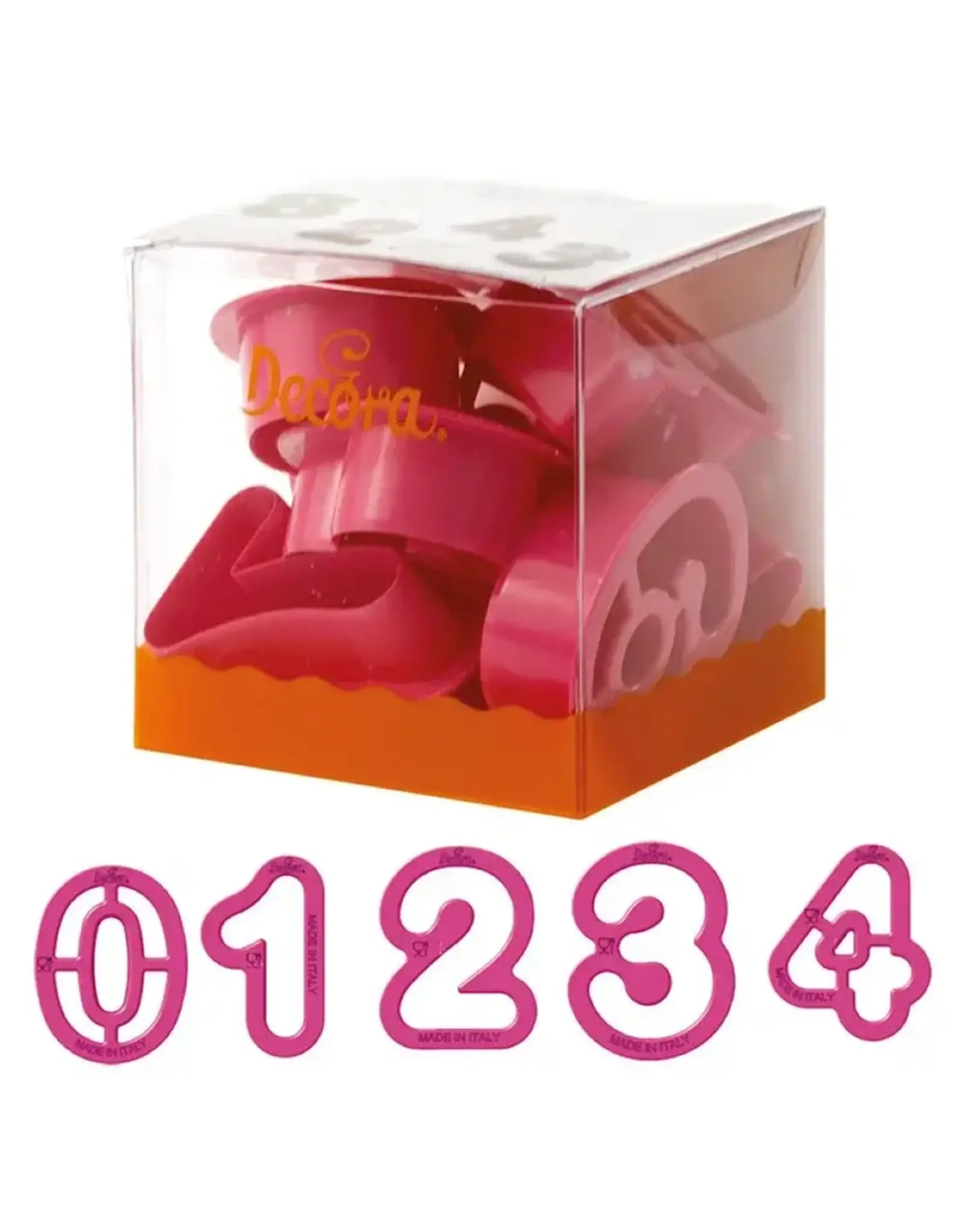 Decora Decora Uitsteker Nummers Set/9