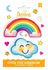 Decora Decora Uitsteker Set Wolk en Regenboog / 2