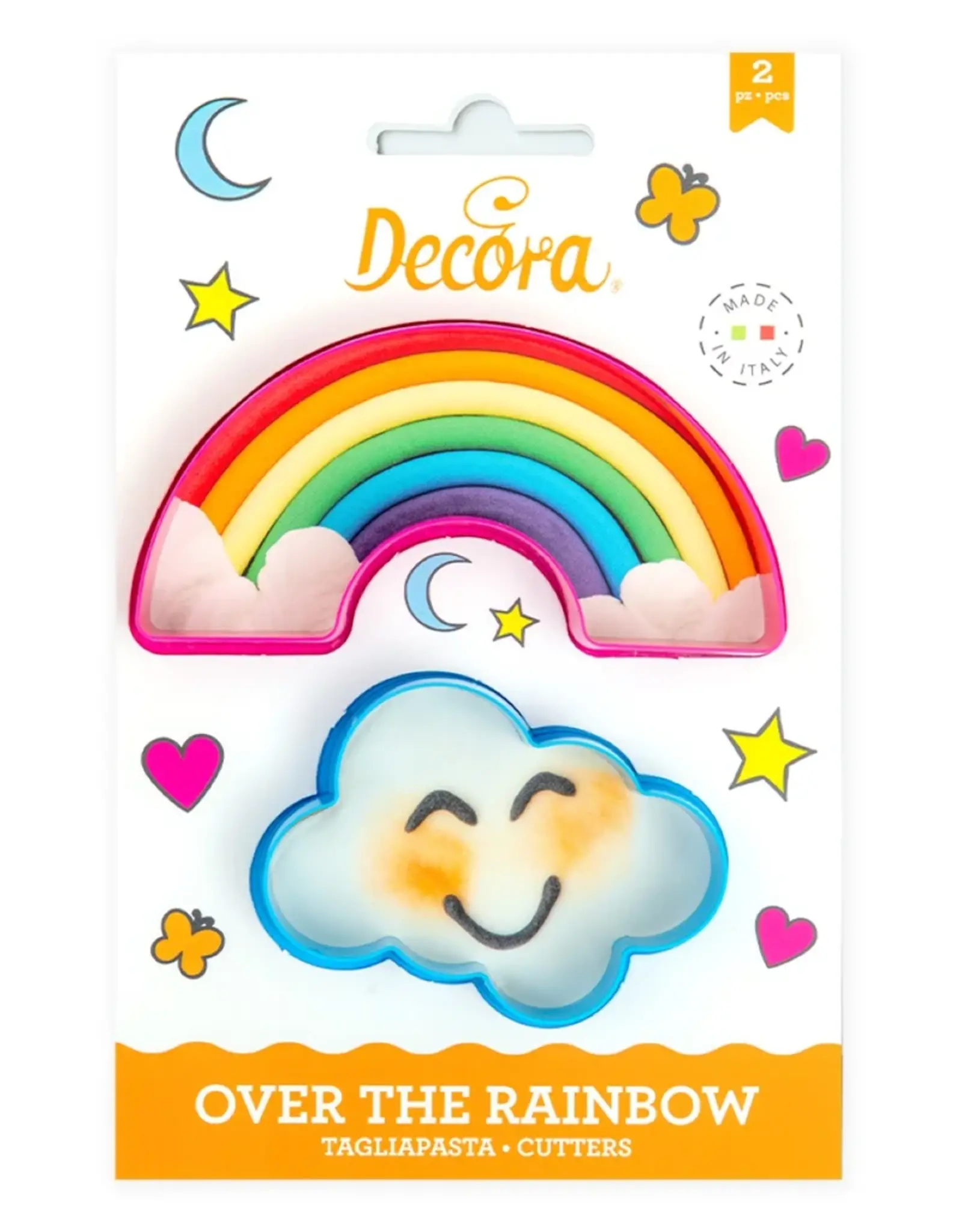 Decora Decora Uitsteker Set Wolk en Regenboog / 2