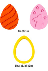 Decora Decora Uitsteker en Stempel Happy Easter Set/3