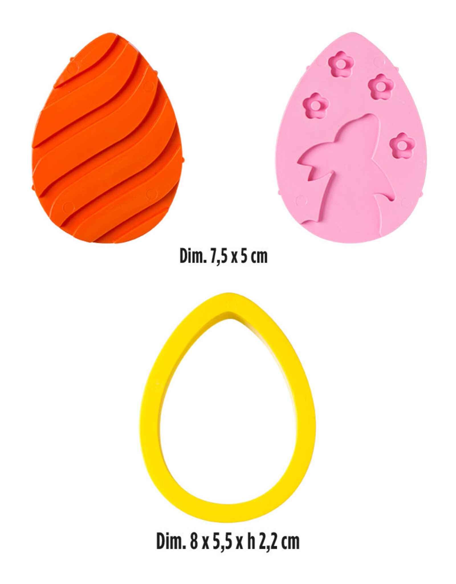 Decora Decora Uitsteker en Stempel Happy Easter Set/3