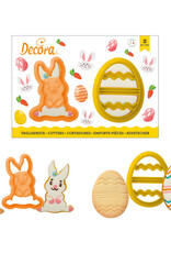 Decora Decora Uitstekerset Paasei en Paashaas/2