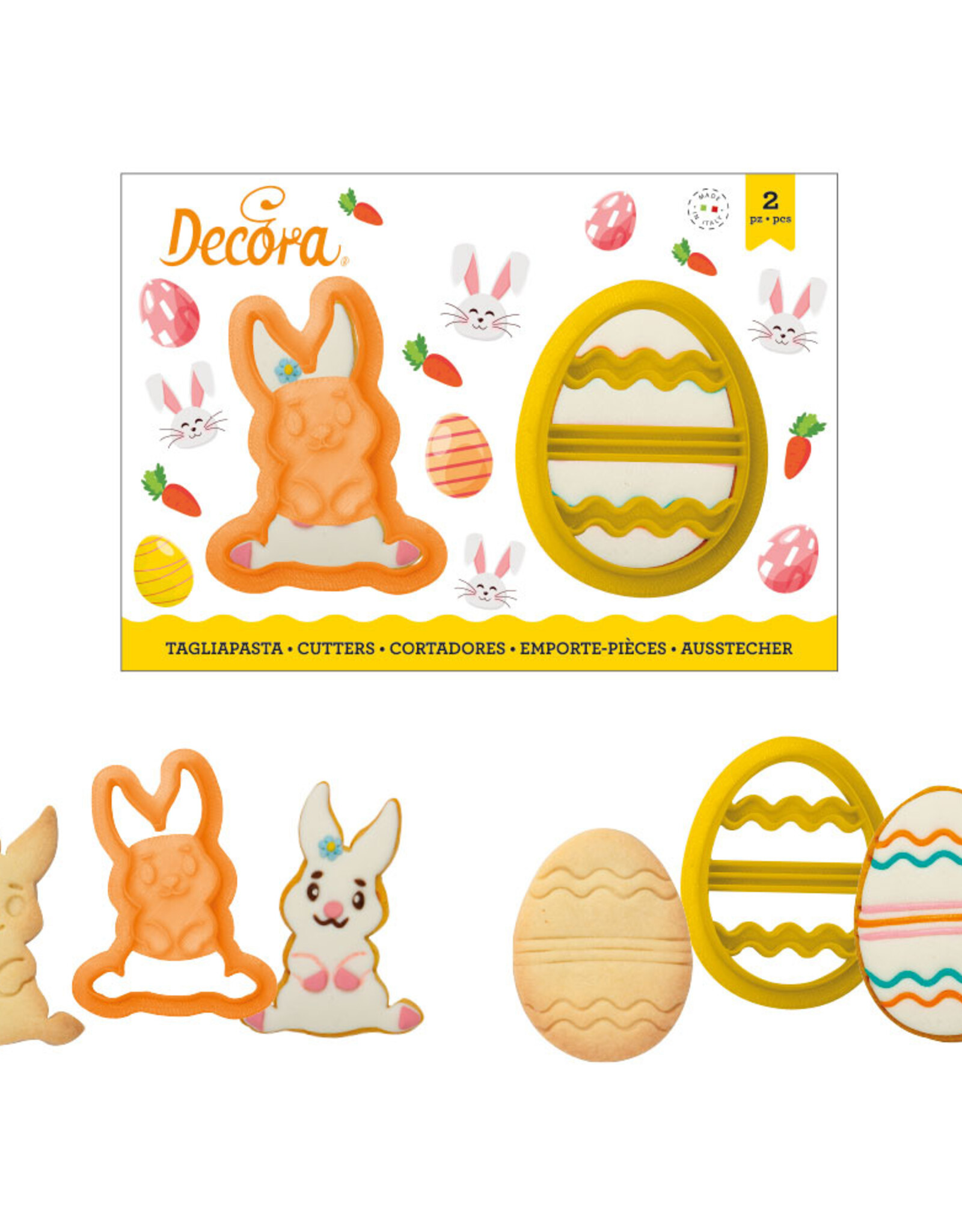 Decora Decora Uitstekerset Paasei en Paashaas/2