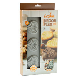 Decora Decora Siliconen Bakvorm Duo Hart Set/2