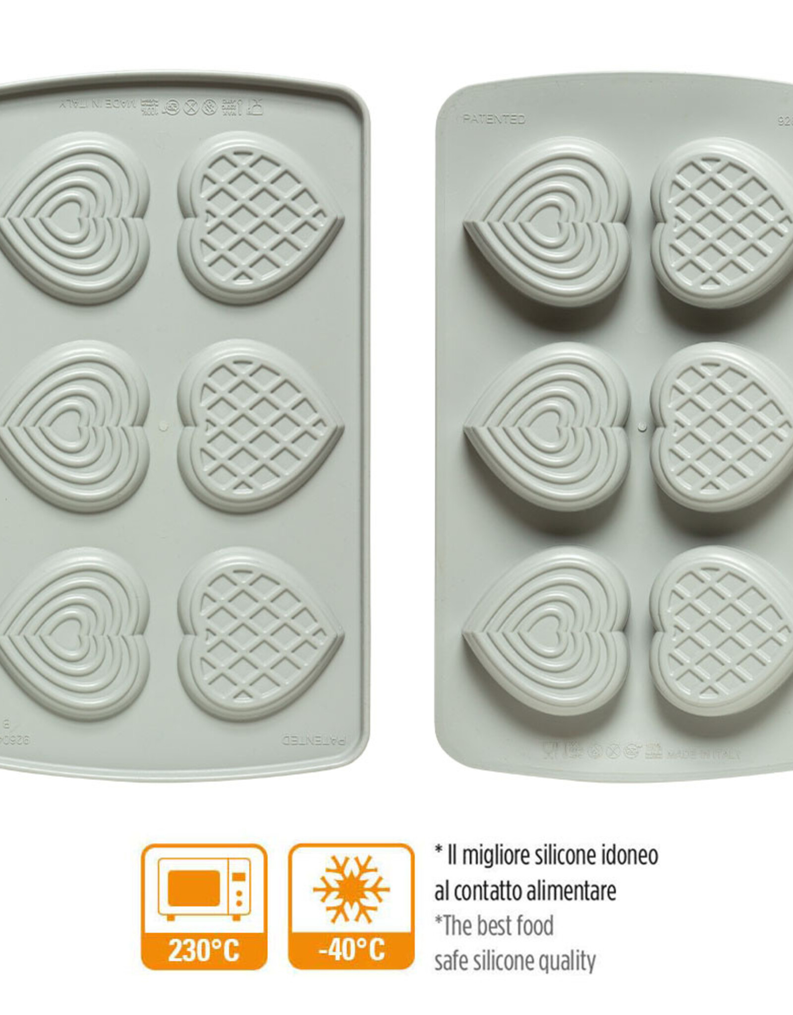 Decora Decora Siliconen Bakvorm Duo Hart Set/2