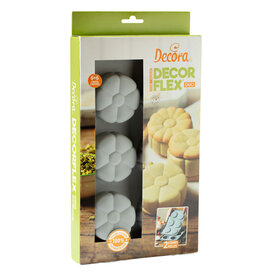 Decora Decora Siliconen Bakvorm Duo Bloem Set/2