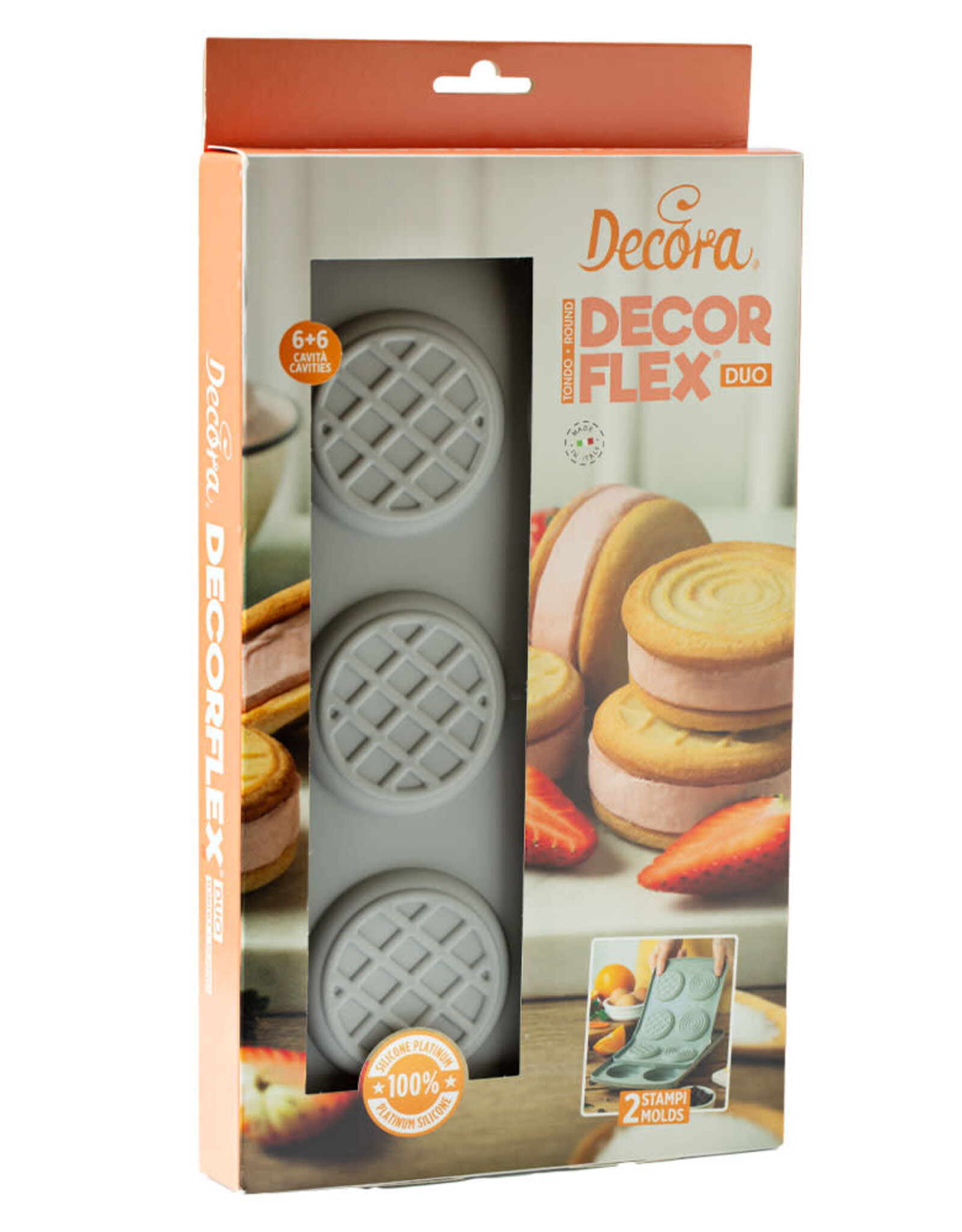 Decora Decora Siliconen Bakvorm Duo Rond Set/2