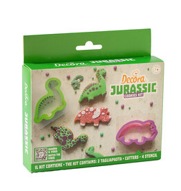 Decora Decora Uitstekers en Stencils Dinosaurus