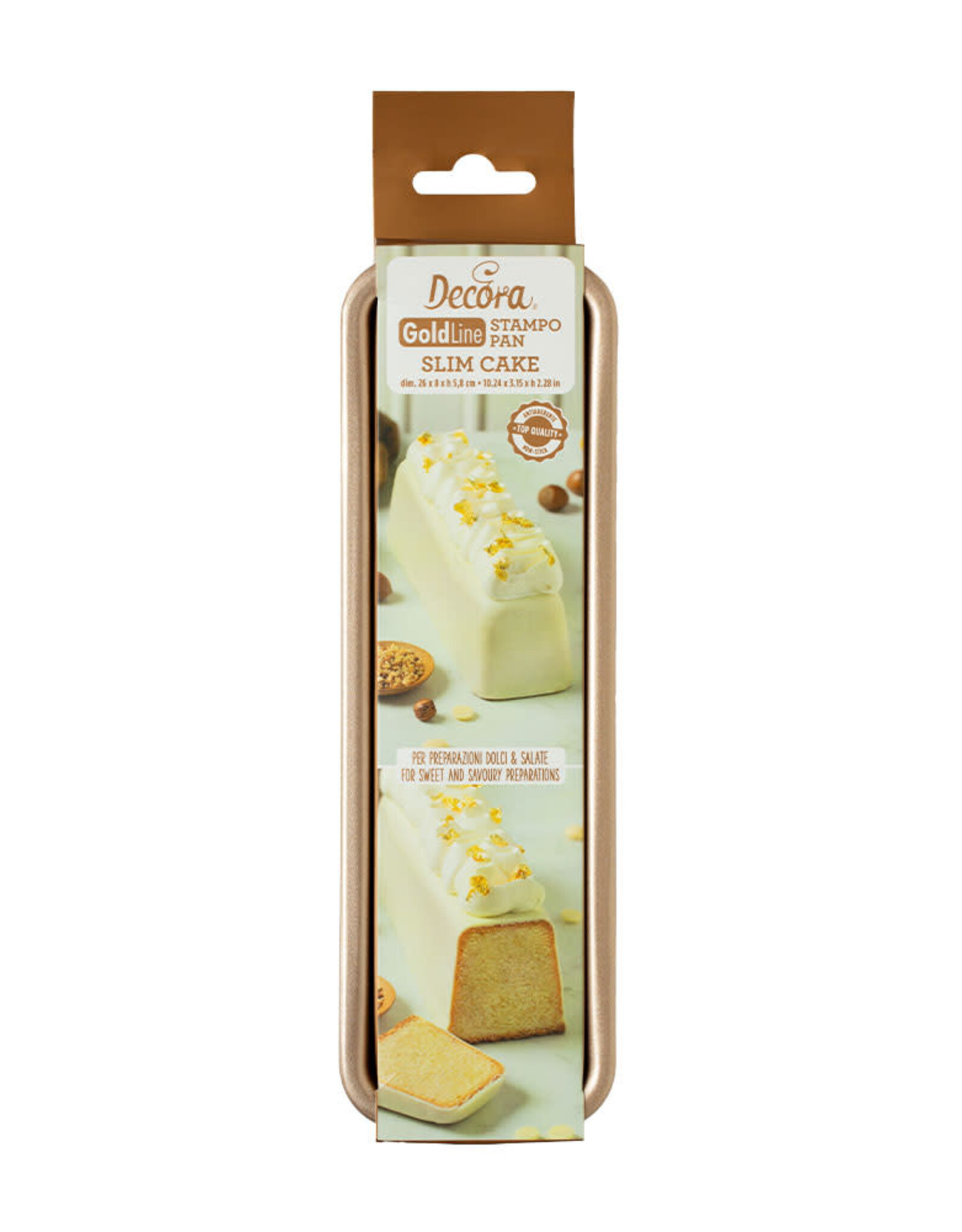Decora Decora Gold Line SlimCake Vorm 26x8x5,8cm