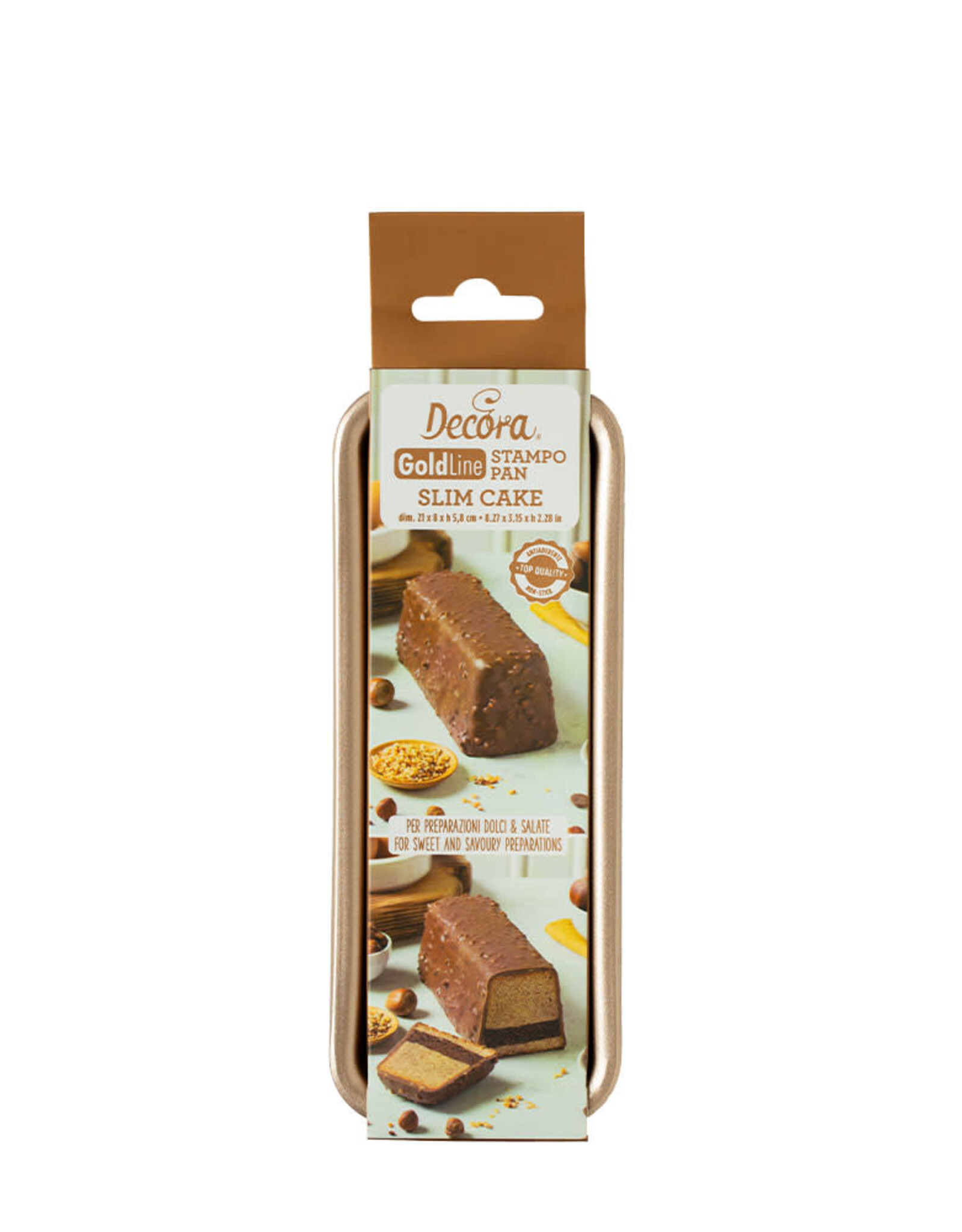 Decora Decora Gold Line SlimCake Vorm 21x8x5,8cm