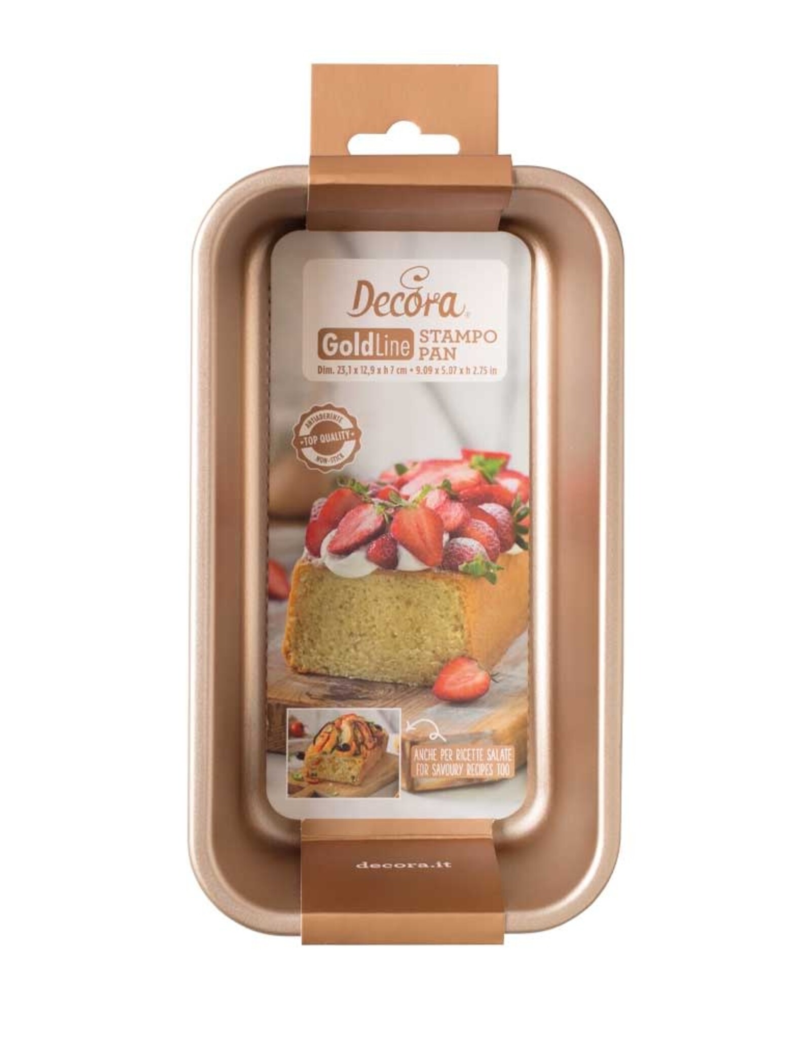 Decora Decora Gold Line Cake Vorm 23,1x12,9x7cm