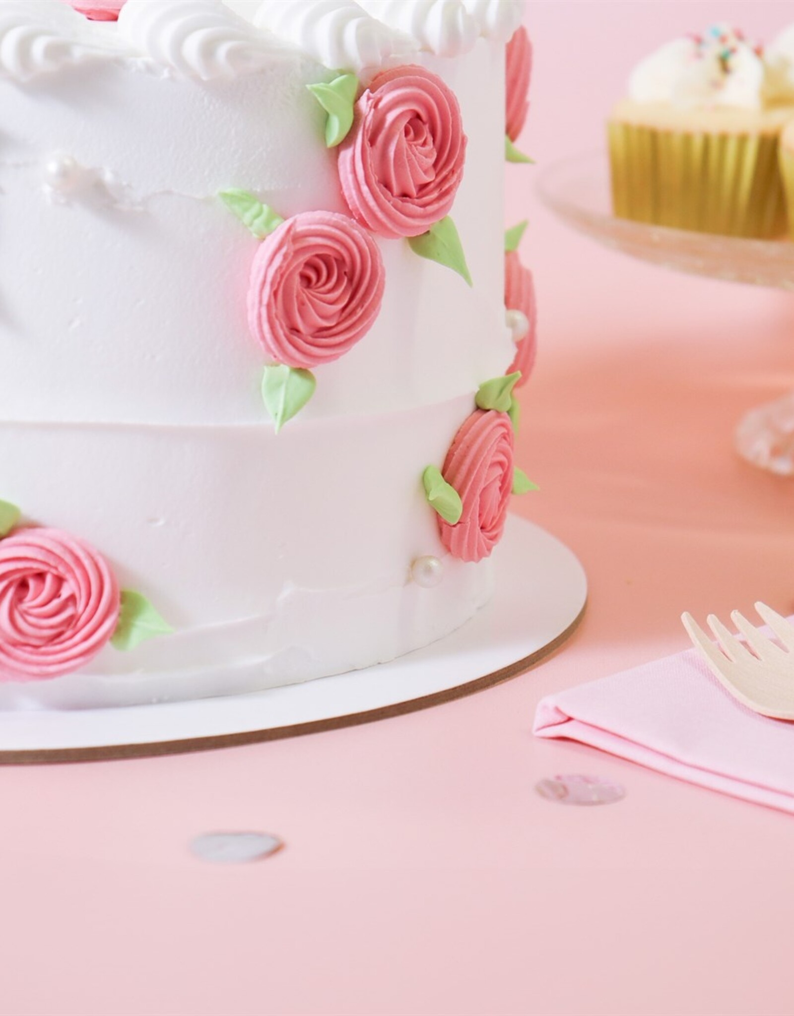 PME PME Cake Board Rond Ø25 cm Wit Set/5