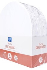 PME PME Cake Drum Rond Wit (14" / 35cm) Set/10 stuks PME PME Cake Drum Rond Wit (14" / 35cm) Set/10 stuks