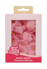 FunCakes FunCakes Eetbare Papieren Bloemen Deluxe Hortensia Roze Klein pk/18