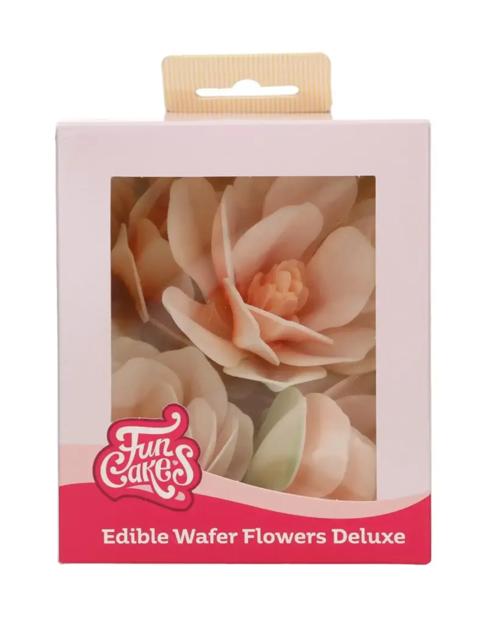 FunCakes FunCakes Eetbare Papieren Bloemen Deluxe Magnolia Wit Groot pk/6