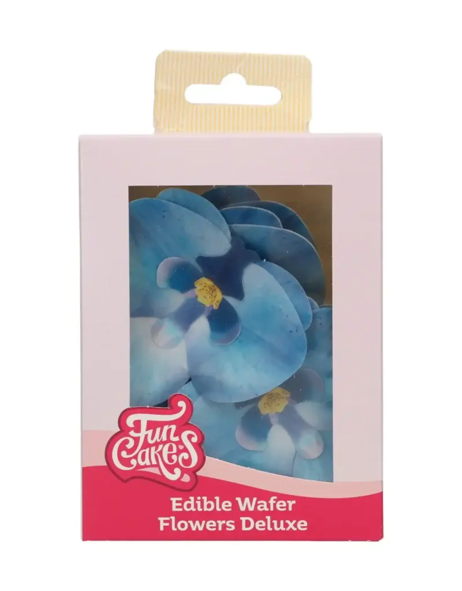 FunCakes FunCakes Eetbare Papieren Bloemen Deluxe Orchidee Blauw Medium pk/10