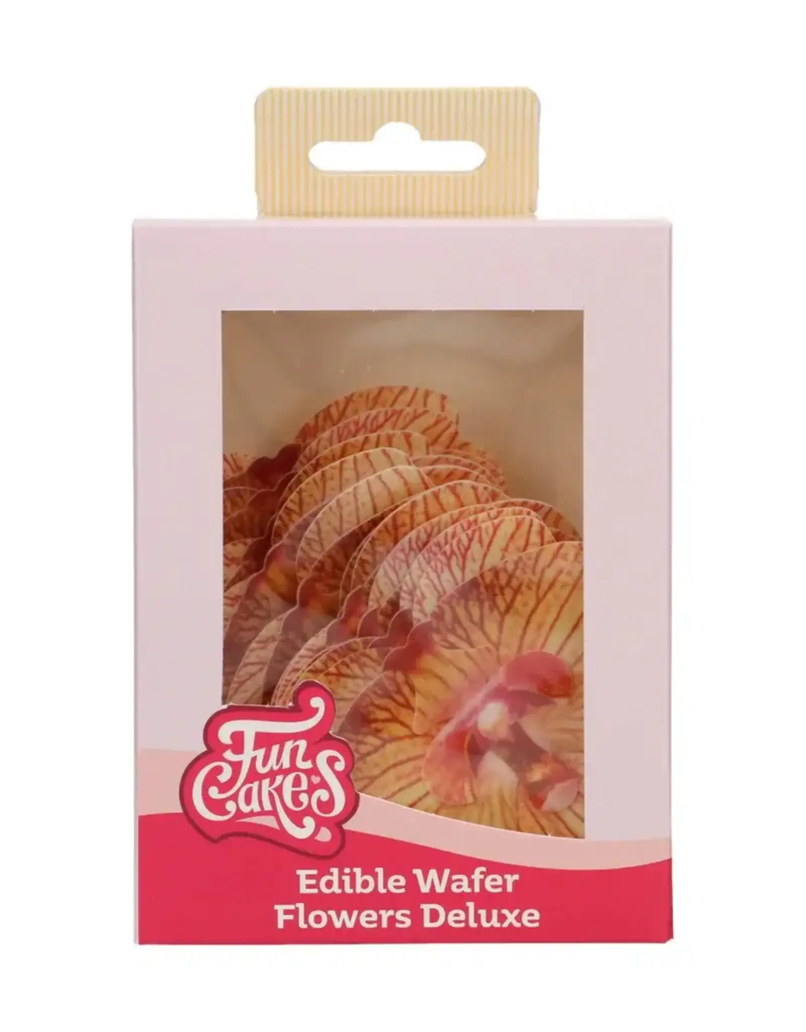 FunCakes FunCakes Eetbare Papieren Bloemen Deluxe Orchidee Goudbruin Medium pk/10