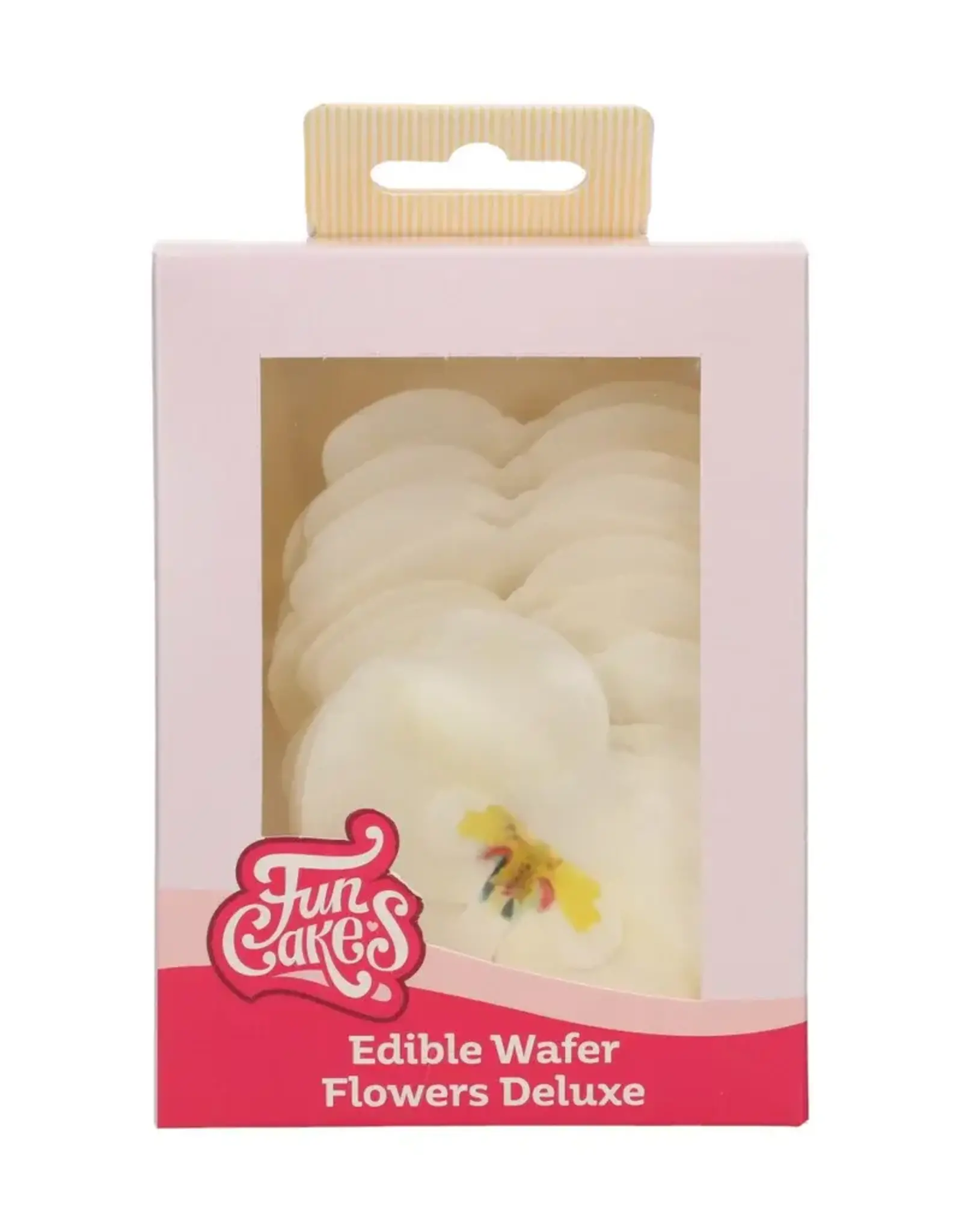 FunCakes FunCakes Eetbare Papieren Bloemen Deluxe Orchidee Wit Medium pk/10