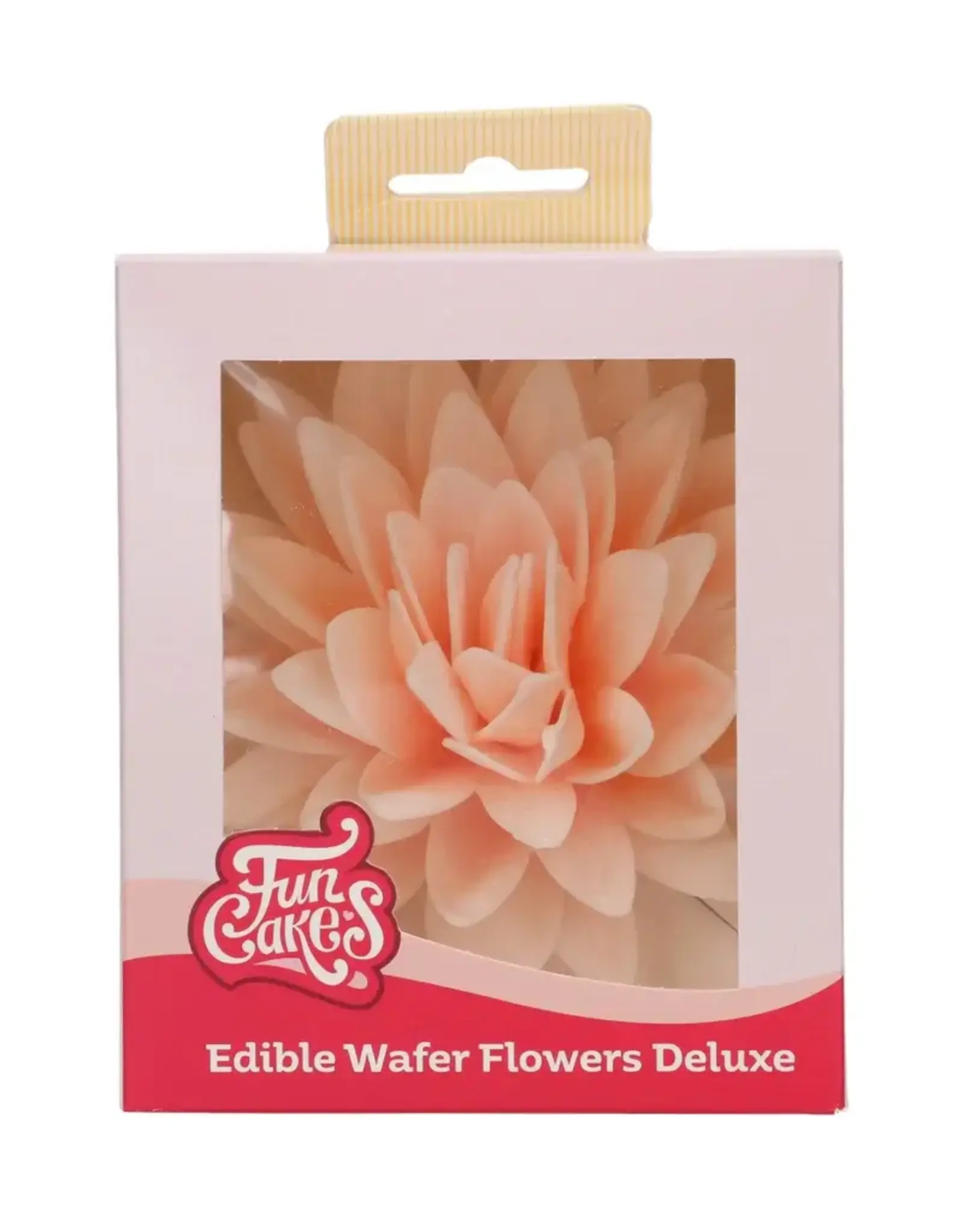 FunCakes FunCakes Eetbare Papieren Bloemen Deluxe Pioenroos Oranje Ombre Groot pk/1
