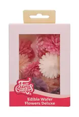 FunCakes FunCakes Eetbare Papieren Bloemen Deluxe Pompom/Margriet Mix Medium pk/12