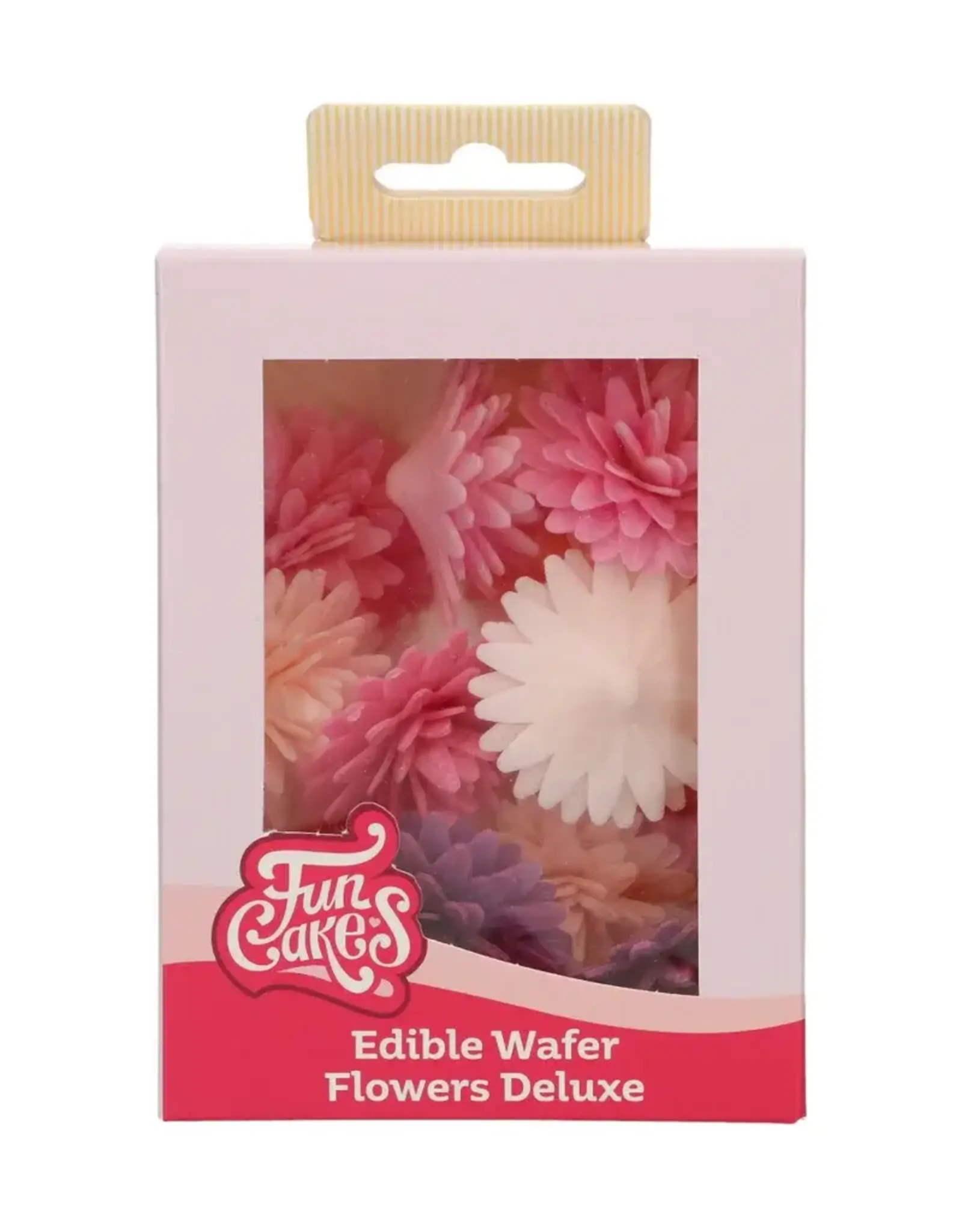 FunCakes FunCakes Eetbare Papieren Bloemen Deluxe Pompom/Margriet Mix Medium pk/12
