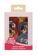 FunCakes FunCakes Eetbare Papieren Bloemen Deluxe Viool Mix Klein pk/30