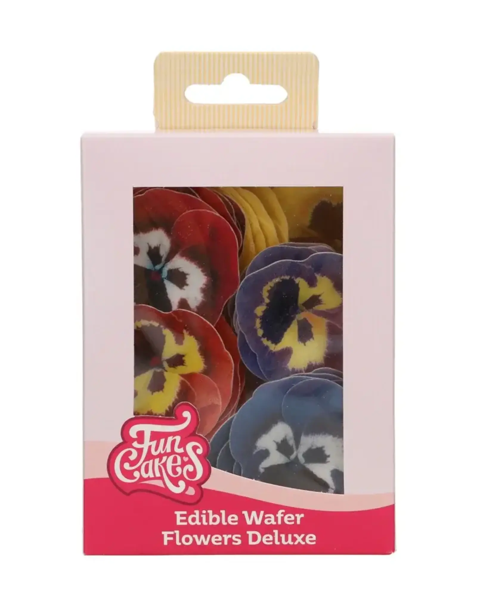 FunCakes FunCakes Eetbare Papieren Bloemen Deluxe Viool Mix Klein pk/30